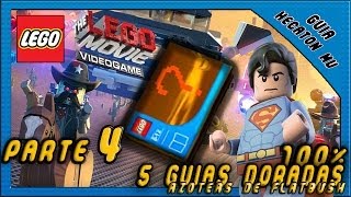 LEGO Movie The Videogame Las 5 Guías Doradas de Azoteas de Flatbush Parte 4 [upl. by Darej391]