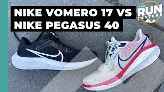 Nike Vomero 17 vs Nike Pegasus 40 Which Nike running shoe should you get [upl. by Matthias]