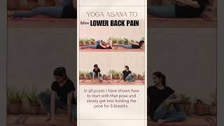 Yoga for relieving Back pain [upl. by Gilliette71]