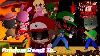 Fandom React To Mario Madness V2 Part13 日本語ampEnglish 【検索してはいけない】 [upl. by Fleurette]