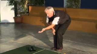 Nelson Indoor Bowls  Training Video  Stance [upl. by Etterraj]