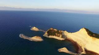 Loggas Peroulades  North Corfu  by drone 4K [upl. by Tserof]