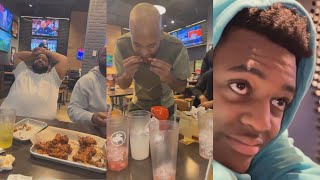 Rod Wave And His Friends Do Blazing Hot Wings Challenge [upl. by Dougald]