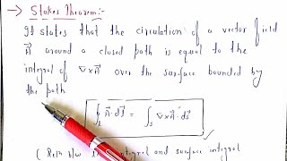 Stokes Theorem with Example [upl. by Marco]