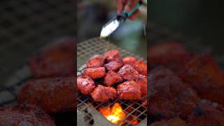 Chicken Barbeque BBQ Recipe  Rainy Monsoon Special Chicken BBQ Dishes  Village Chicken Recipe [upl. by Acinorahs]