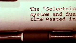 1960s Commercial for IBM Selectric Typewriters [upl. by Phillada413]