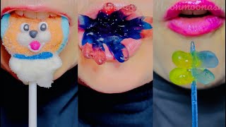 Satisfying ASMR Eating EMOJI FOOD CHALLENGE Compilation Mukbang 먹방 [upl. by Gerrilee12]