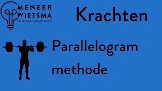 Natuurkunde uitleg Kracht 5 Parallellogram methode [upl. by Akcinat]