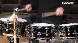 Tama Metalworks Steel Snare Drums Review by Sweetwater Sound [upl. by Leor]