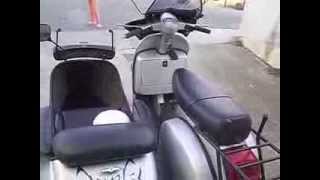 MOTO SCOOTER VESPA SIDECAR PX 200cc [upl. by Icaj248]