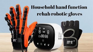 Hand Rehab After Stroke Household hand function rehabilitation robotic gloves [upl. by Bearnard473]