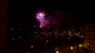 Ostrava Poruba novoroční ohňostroj 2019 [upl. by Htennaj967]