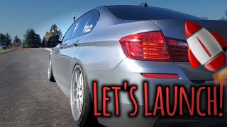 BMW F10 535d stage 2 launch control how too [upl. by Orferd520]