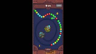 Totemia cursed marbles puzzle game level1 and level2 clear score 6685 [upl. by Zabrine]