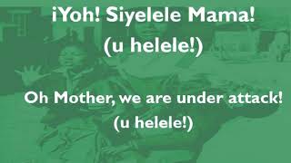 Sarafina  Siyelele Mama Sechaba Lyric Video [upl. by Correy133]