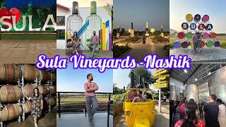 Sula Vineyards Nashik  staycation  Sula Vineyard tour and wine tasting  Road trip sulavineyards [upl. by Sato]