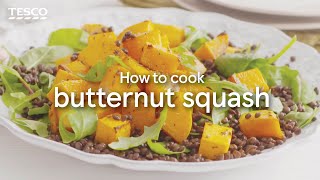 How to Cook Butternut Squash  Tesco [upl. by Aholah]