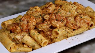 The Secret To Make A Delicious Creamy Shrimp Pasta Recipe  30 Minute Meal [upl. by Colp]