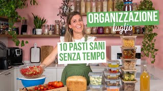 21 PREPARAZIONI FACILI E VEGETALI IN 3 ORE  10 pasti sani senza tempo  batchcooking mealprep [upl. by Faythe278]