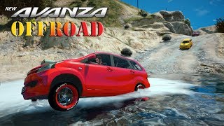 KONVOI TOYOTA AVANZA DIPAKE OFFROAD IDAMAN KELUARGA  GTA 5 KOCAK [upl. by Daryle773]