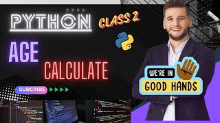 python age calculate class 2 by salman  Lunar Computer College [upl. by Avron]