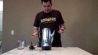 How to Brew Coffee with a Percolator [upl. by Auqenwahs]