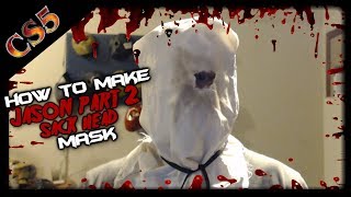 DIY How to Make a Part 2 Jason Mask Sack Head Jason Step by Step Tutorial how to make this mask [upl. by Nuhsed]