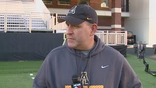 App State football coach talks Helene’s impact and lessons learned [upl. by Kemeny478]