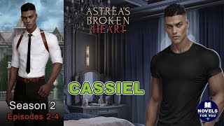 ✨CASSIEL route 💎ASTREAS BROKEN HEART  Season 2 Episodes 24  Romance Club [upl. by Birecree]