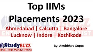 Top IIM placements 2023  BLACKI IIM placements  Best IIM colleges in India amp their placements [upl. by Deer]