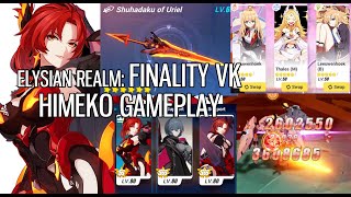 Honkai Impact 3 v62beta Elysian Realm  Himeko Vermillion Knight Finality Gameplay Standard Gear [upl. by Tuppeny]