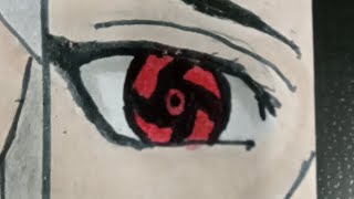 desenhando o olho do Shisui Uchiha de Naruto [upl. by Montanez]