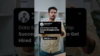 💛 Internship Strategies To Get Hired datascience dataanalysis internship [upl. by Annavahs]