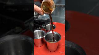 How To Make South Indian Filter Coffee  Delhi street food shorts coffee indianstreetfood viral [upl. by Fihsak333]