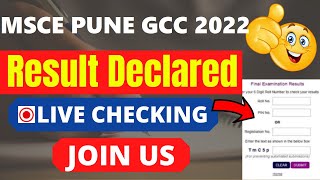 MSCE PUNE GCC 2022 Result Declared  Check Your Shorthand Results Here [upl. by Ardnaxila604]