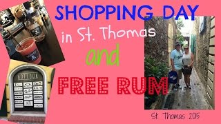 TRAVEL VLOG  Shopping Day  St Thomas Trip 2015 [upl. by Bernette]