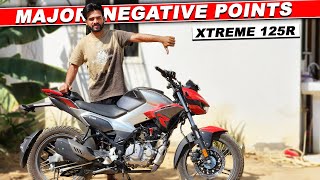 2024 Hero Xtreme 125R Negative Things  Worst Built Quality [upl. by Aeynod]