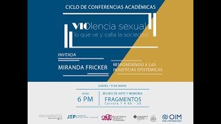 Respondiendo a las Injusticias Epistémicas Miranda Fricker [upl. by Sheila201]