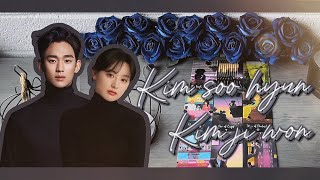 Kim soo hyun and Kim ji won Tarot Reading  Current energy amp bond 🤍✨ [upl. by Anielram484]