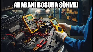 ARABANI BOŞUNA SÖKÜP DAĞITMA OSİLOSKOP İLE ŞARJ DİNAMOSUALTERNATÖR NASIL TEST EDİLİR [upl. by Krystyna752]