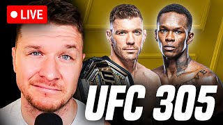 Israel Adesanya vs Dricus Du Plessis UFC 305 LIVESTREAM Watch Party [upl. by Hibbs]