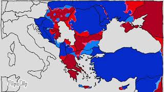 Balkan Wars Scenario  Flipaclip [upl. by Htebezile]