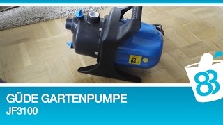 Güde Gartenpumpe JG 3100 Wasserbett Pumpe [upl. by Bannon]