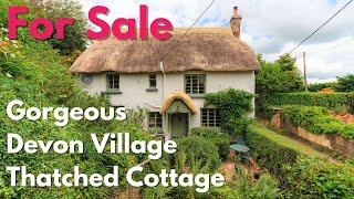 Property Tour  Gorgeous Devon Thatched Cottage [upl. by Pember]