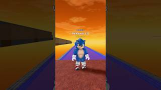 you cant defeat sonic in speed game roblox shorts trending [upl. by Boudreaux]