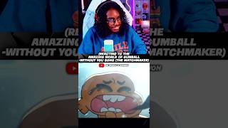 Darwin EATING While Being SAD  The Amazing World of Gumball Without You Song shorts reaction [upl. by Toney]