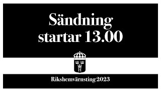 Rikshemvärnstinget 2023 [upl. by Atinahc]