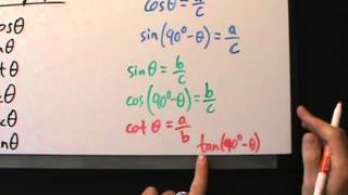 Trigonometry  The Complementary Angle Theorem [upl. by Pantheas3]