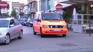 Ambulance en Brandweer De Panne  Mug Veurne [upl. by Ettennor]