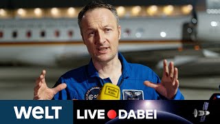 ESAASTRONAUT Matthias Maurer nach der Rückkehr von seiner Weltraummission  WELT Live dabei [upl. by Babbie194]